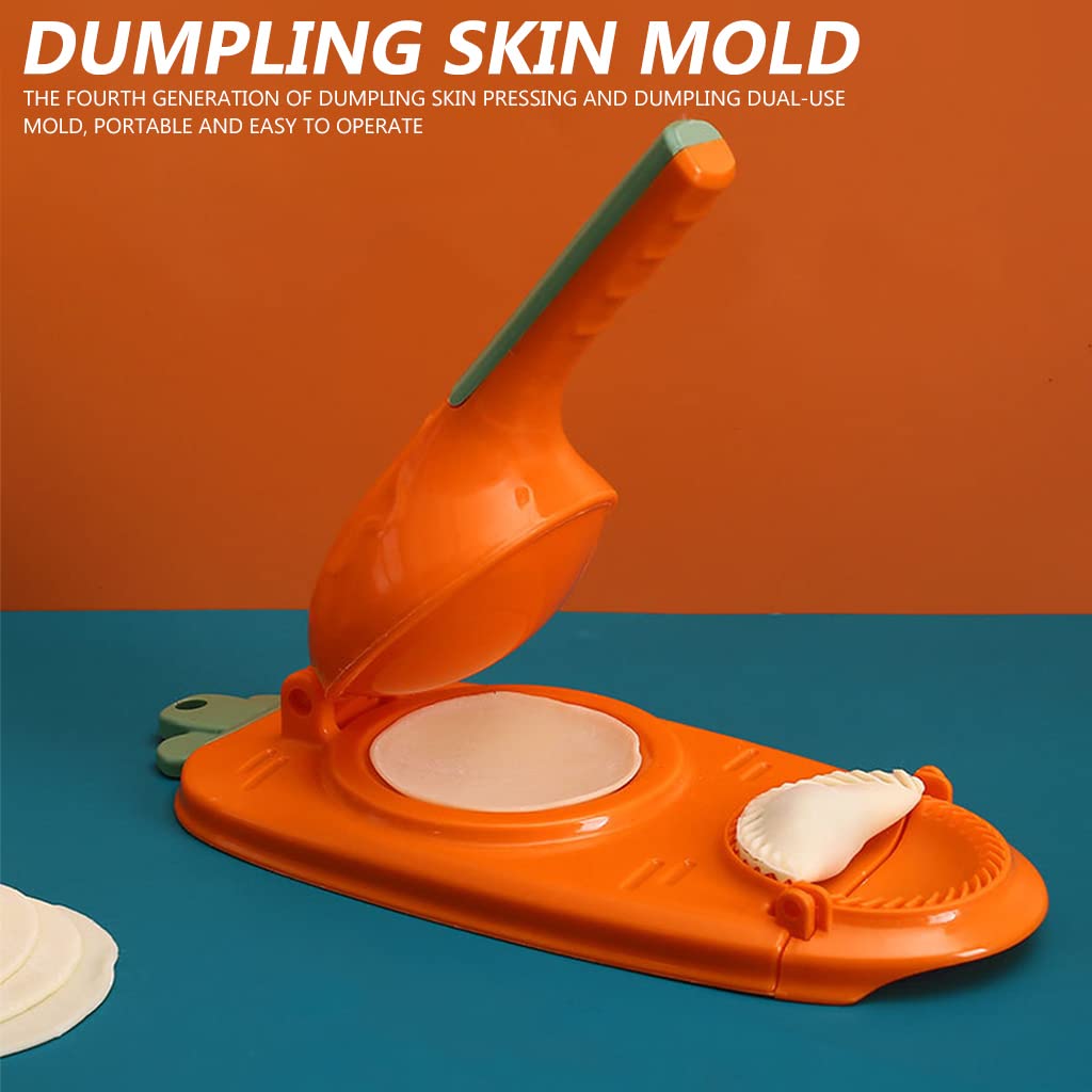 HASTHIP Dumpling Maker, New 2 in 1 Dumpling Maker Press, Dumpling Skin Maker with Dumpling Press, DIY Dumpling Skin Maker and Dumpling Mould Press 3.9'' Dumpling Sheets Press Maker HASTHIP Dumpling Maker, New 2 in 1 Dumpling Maker Press, Dumpling Skin Maker with Dumpling Press, DIY Dumpling Skin Maker and Dumpling Mould Press 3.9'' Dumpling Sheets Press Maker